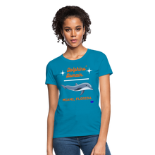 Load image into Gallery viewer, Dolhins&#39; Domain Women&#39;s T-Shirt - turquoise