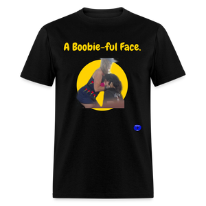 A Boobie-ful Face T-Shirt - black