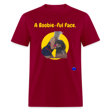 Load image into Gallery viewer, A Boobie-ful Face T-Shirt - dark red