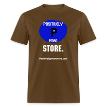 Load image into Gallery viewer, Positively P Man Store T-Shirt - brown