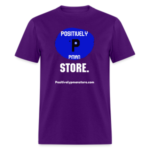 Positively P Man Store T-Shirt - purple