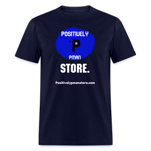 Positively P Man Store T-Shirt - navy