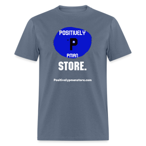 Positively P Man Store T-Shirt - denim