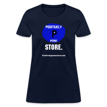 Load image into Gallery viewer, Positively P Man Store Women&#39;s T-Shirt - navy