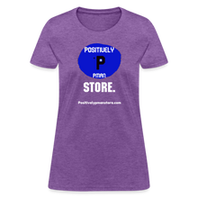 Load image into Gallery viewer, Positively P Man Store Women&#39;s T-Shirt - purple heather