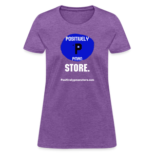 Positively P Man Store Women's T-Shirt - purple heather