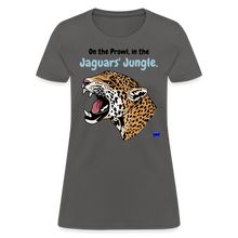 Load image into Gallery viewer, Jaguars Jungle Women&#39;s T-Shirt - charcoal