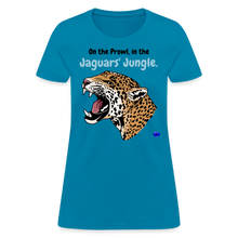 Load image into Gallery viewer, Jaguars Jungle Women&#39;s T-Shirt - turquoise