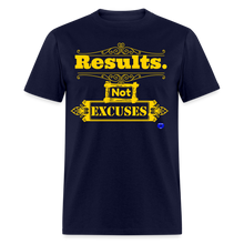 Load image into Gallery viewer, Results not Excuses T-Shirt - navy