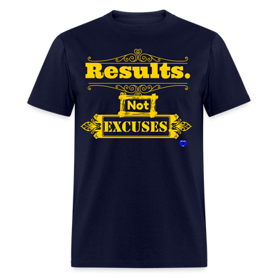 Results not Excuses T-Shirt - navy