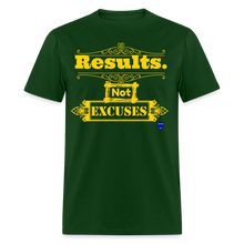 Load image into Gallery viewer, Results not Excuses T-Shirt - forest green