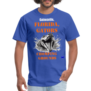 Gators Chomping Grounds T-Shirt - royal blue