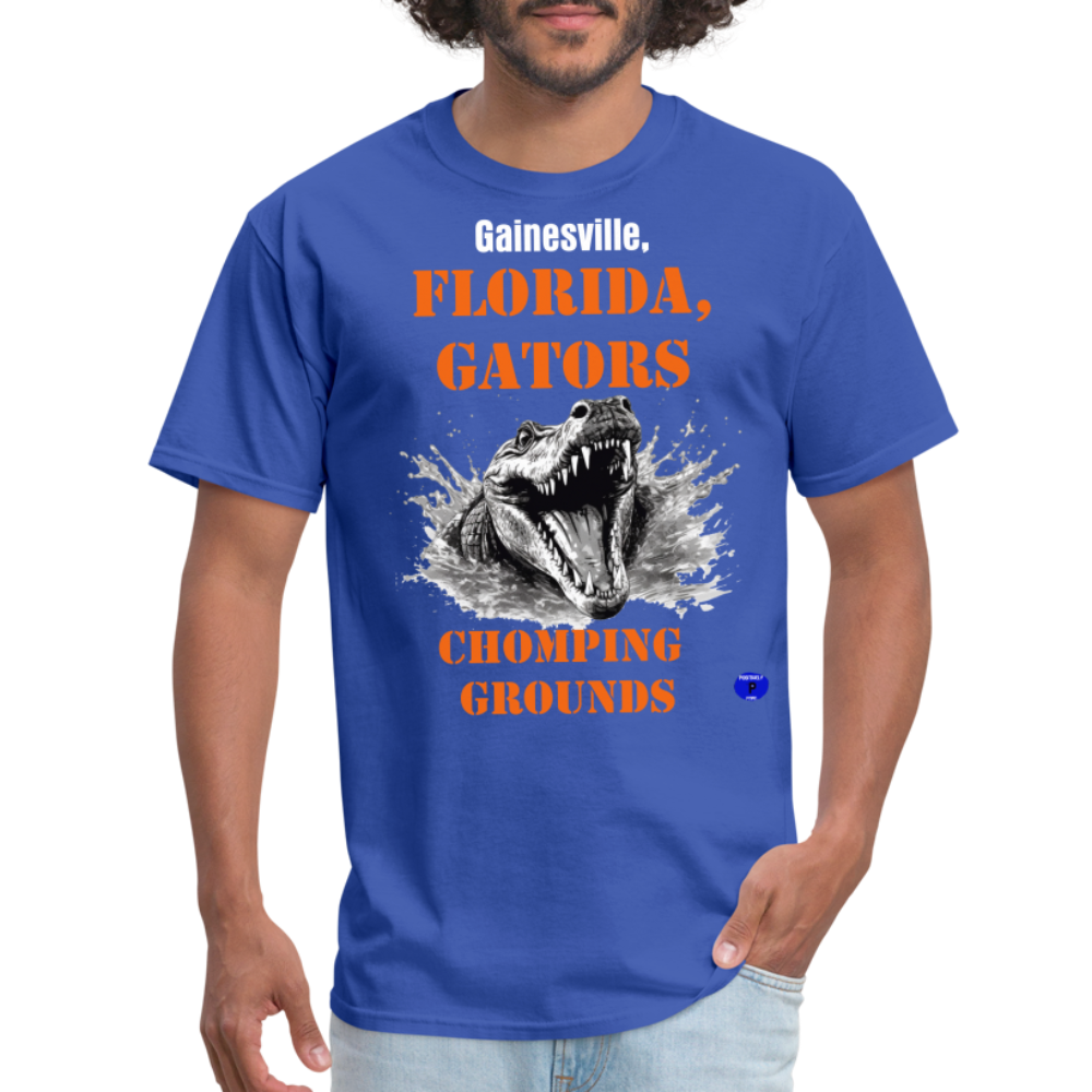 Gators Chomping Grounds T-Shirt - royal blue