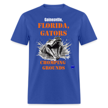 Load image into Gallery viewer, Gators Chomping Grounds T-Shirt - royal blue