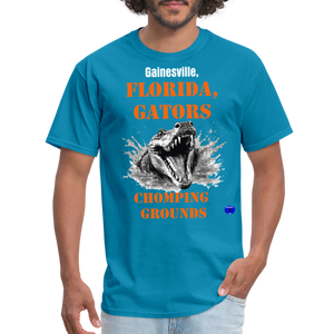 Gators Chomping Grounds T-Shirt - turquoise