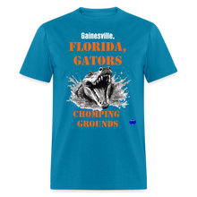 Load image into Gallery viewer, Gators Chomping Grounds T-Shirt - turquoise