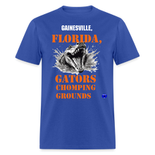 Load image into Gallery viewer, Gators Chomping Grounds T-Shirt - royal blue