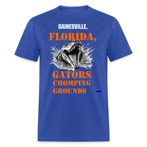 Gators Chomping Grounds T-Shirt - royal blue