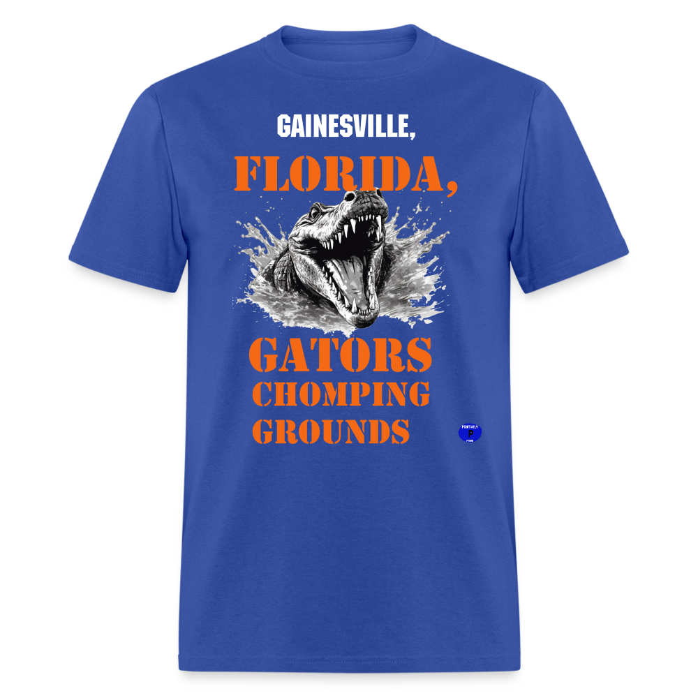 Gators Chomping Grounds T-Shirt - royal blue