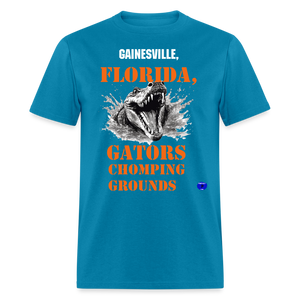 Gators Chomping Grounds T-Shirt - turquoise