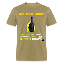 Load image into Gallery viewer, Sign, sealed, Deliver Men T Shirt - khaki