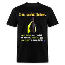 Load image into Gallery viewer, Sign, sealed, Deliver Men T Shirt - black