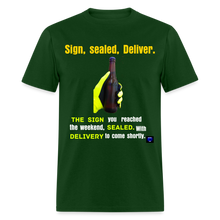 Load image into Gallery viewer, Sign, sealed, Deliver Men T Shirt - forest green