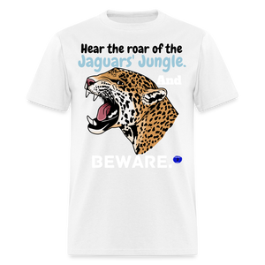 Beware the jaguars' roar T-Shirt - white