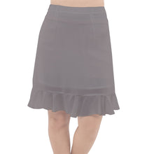 Load image into Gallery viewer, GrayFishtail Chiffon Skirt