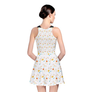 flower_pattern Reversible Skater Dress