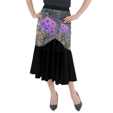 Load image into Gallery viewer, Ground flower Midi Mermaid Skirt