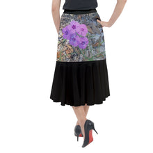 Load image into Gallery viewer, Ground flower Midi Mermaid Skirt