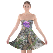 Load image into Gallery viewer, Ground Flower Strapless Bra Top Dress