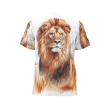 Load image into Gallery viewer, Lion Print Men&#39;s African Dashiki Shirt. (SPI)