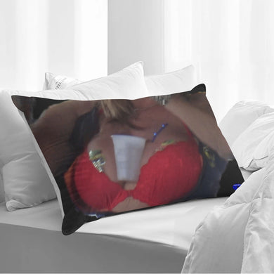 Beer between Boobs Pillow Cover.