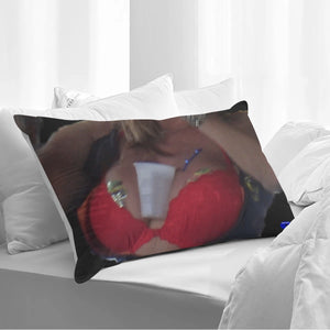 Beer between Boobs Pillow Cover.