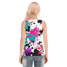 Load image into Gallery viewer, Paint Art Women&#39;s Skinny Sport Tank Top. (SPI)