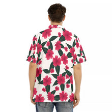 Load image into Gallery viewer, Floral Print Men&#39;s Hawaiian Shirt With Button Closure