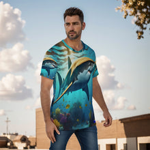 Load image into Gallery viewer, Shark swimming  Print Men&#39;s O-Neck T-Shirt. (SPI)