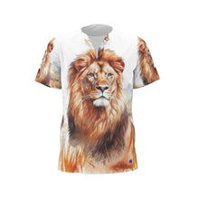 Load image into Gallery viewer, Lion Print Men&#39;s African Dashiki Shirt. (SPI)