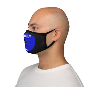 ( Positively PMan) Fitted Polyester Face Mask