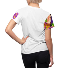 Load image into Gallery viewer, Flowers and Butterfly Women&#39;s AOP Cut &amp; Sew Tee