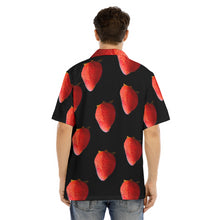 Load image into Gallery viewer, Strawberry D All-Over Print Men&#39;s Hawaiian Shirt With Button Closure