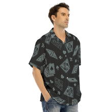 Load image into Gallery viewer, Cards Deck Print Men&#39;s Hawaiian Shirt With Button Closure