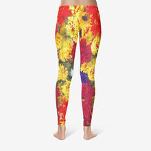 Load image into Gallery viewer, Flowers design Women&#39;s Temp Control Cotton Leggings