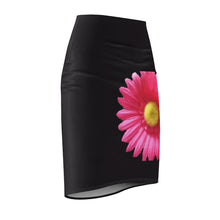 Load image into Gallery viewer, Pink Flower Women&#39;s Pencil Skirt