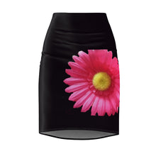 Load image into Gallery viewer, Pink Flower Women&#39;s Pencil Skirt