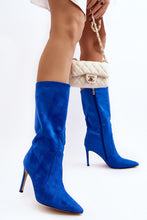 Load image into Gallery viewer, Heel boots 189756 (BLUE)