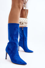 Load image into Gallery viewer, Heel boots 189756 (BLUE)