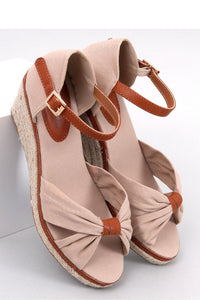 Inello Buskin Light Brown/ Cream heel sandals 181962